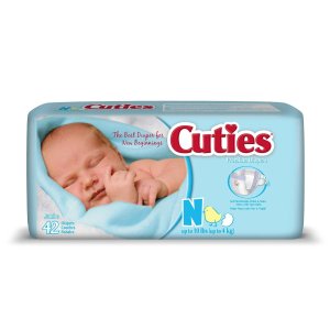  Baby Diapers, Newborn, 42 Count