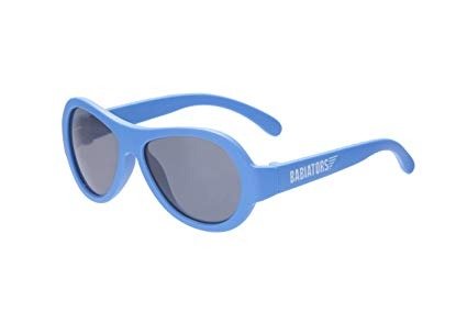 Kid's Aviator Uv Sunglasses, True Blue, 0-2 Years