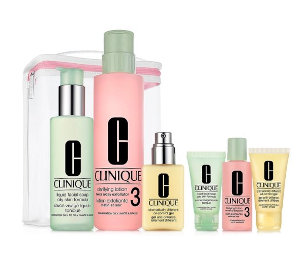 Clinique Great Skin Anywhere Set: Combination Oily - $98 Value! | belk