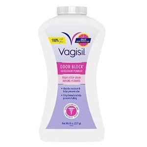 Vagisil Odor Block Feminine Deodorant Powder for Women, Talc-Free, Gynecologist Tested, 8 Ounce