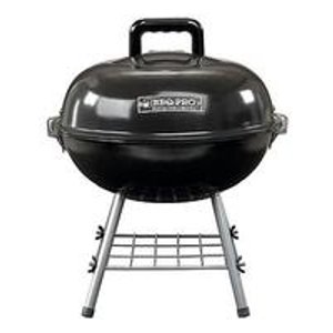 BBQ Pro 14" Kettle Charcoal Grill w/ Hinge and Latch