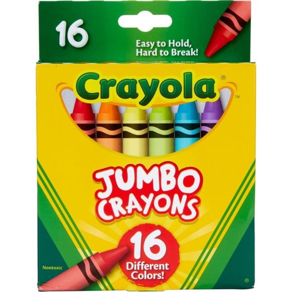 16ct Jumbo Crayons