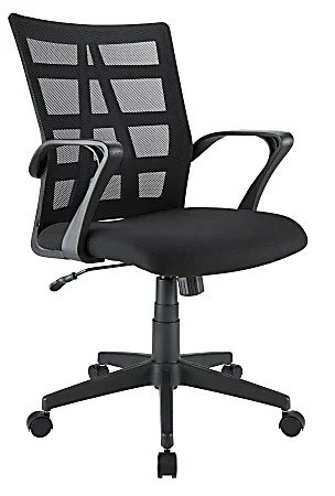 Brenton Studio Jaxby Mesh Chair Black - Office Depot