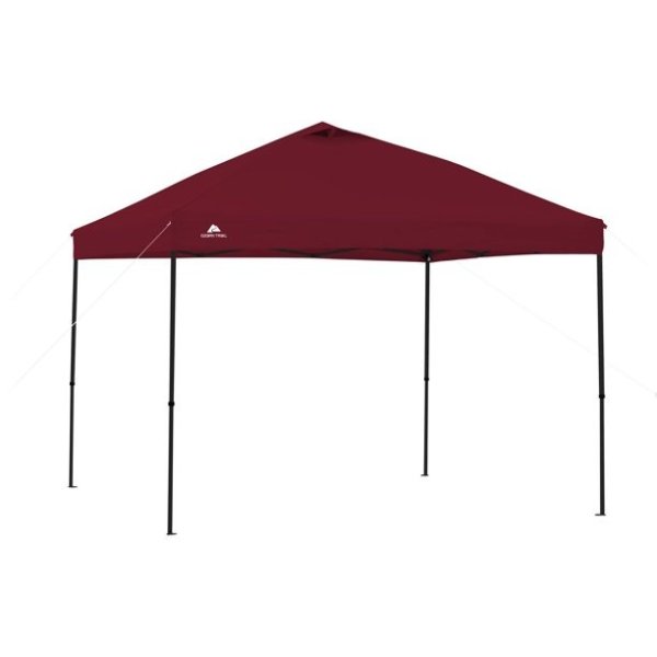 10' x 10' Red Instant Outdoor Canopy with UV Protection Material