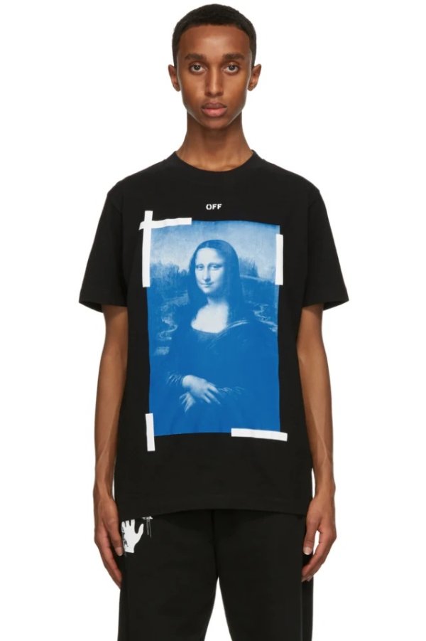 Black Mona Lisa T-Shirt