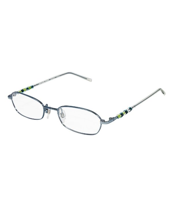 Blue Bead Classic Frame Eyeglasses