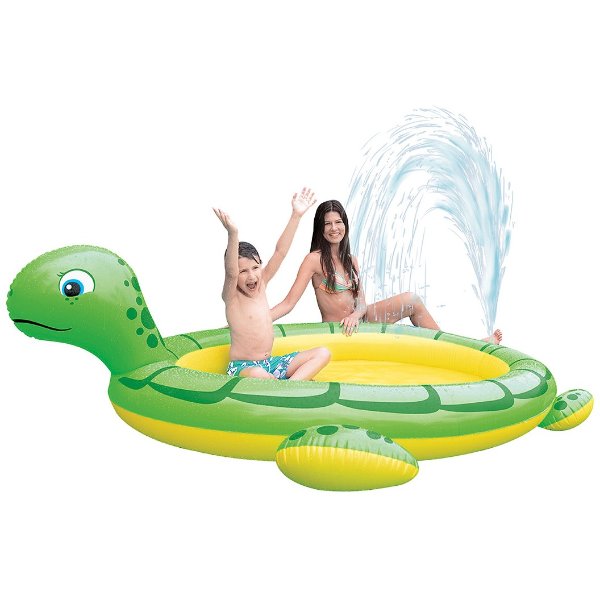 乌龟造型充气泳池