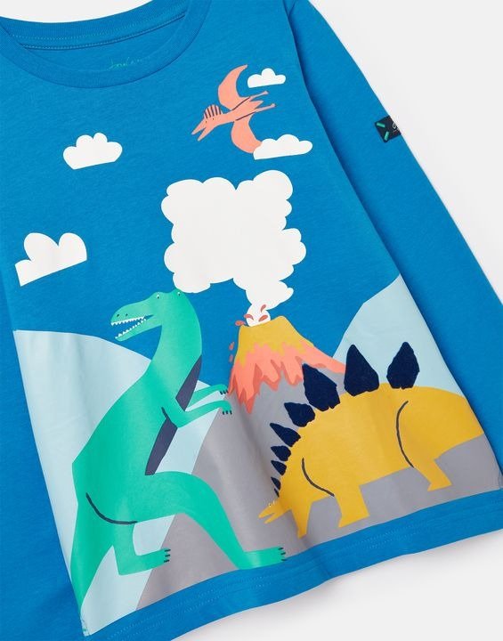 儿童恐龙印花T恤