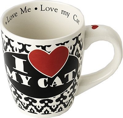 "I Love My Cat" Jumbo Coffee Mug, 28-oz - Chewy.com