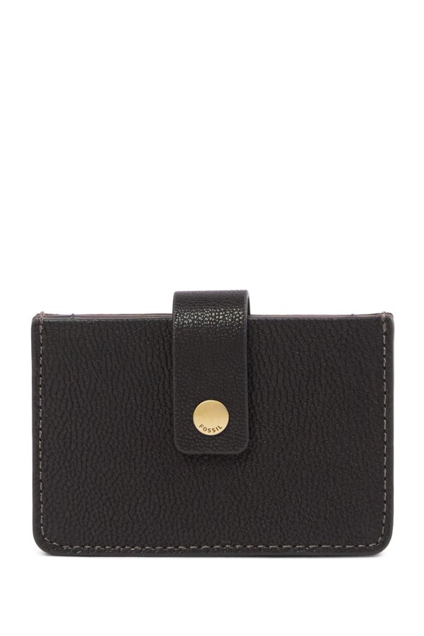 Mini Leather Tab Wallet
