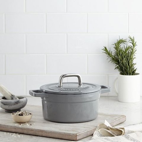 Martha Stewart Collection Collector's Enameled Cast Iron 6-Qt