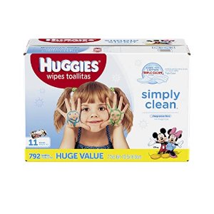 Prime Members Only! Huggies Simply Clean Baby Wipes, Unscented,792 Ct @ Amazon