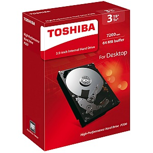 Toshiba 东芝 P300 3TB 7200RPM 台式机内置硬盘