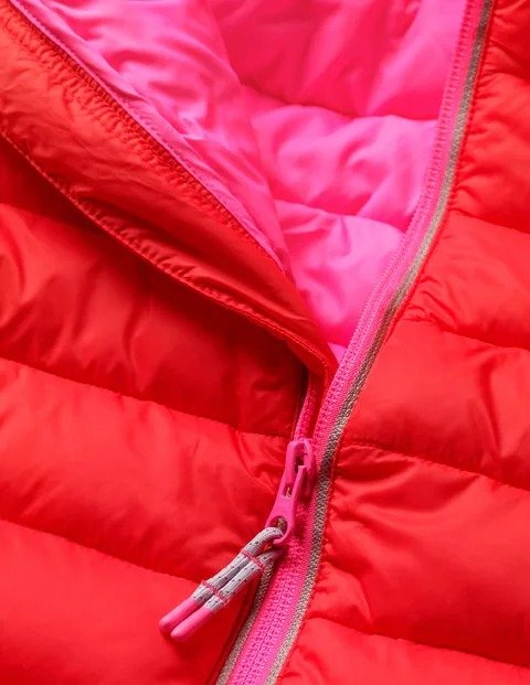 Pack-Away Padded Jacket - Carmine Red | Boden US