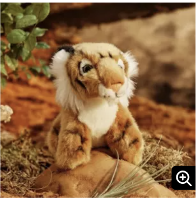 WWF 收养老虎宝宝 获赠毛绒玩偶