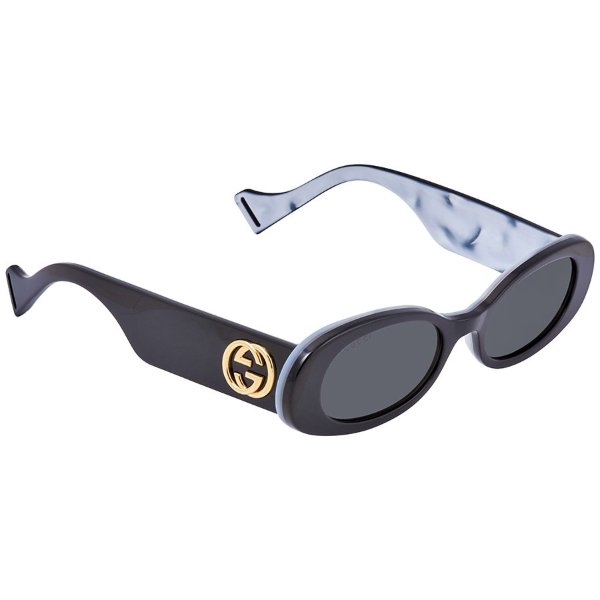 Grey Oval Ladies Sunglasses GG0517S00152