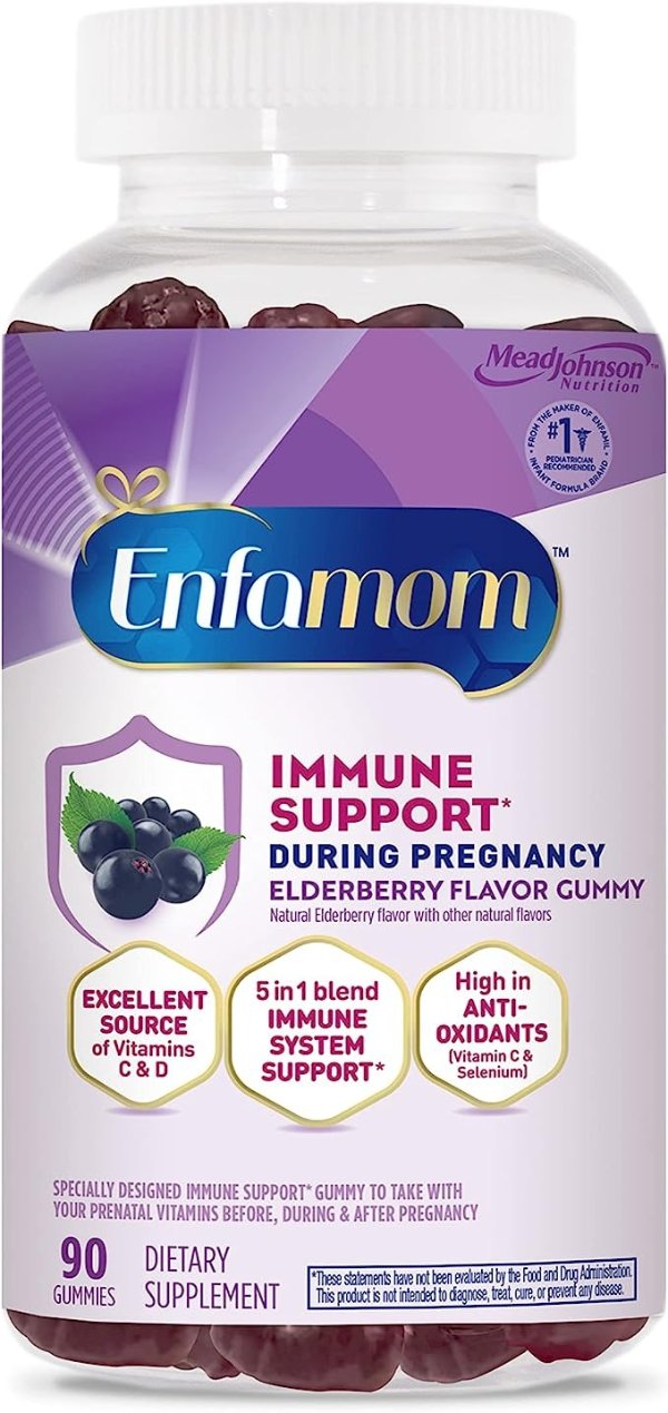 Enfamom Prenatal Immunity Support Elderberry Gummy - 90 Count
