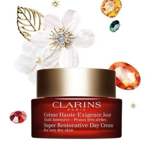 Clarins Super Restorative Day Cream All Skin Types for Unisex - 1.7 Ounce