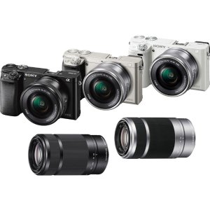 Sony Alpha a6000 16-50mm+55-210mm 微单相机双镜头套装 三色可选
