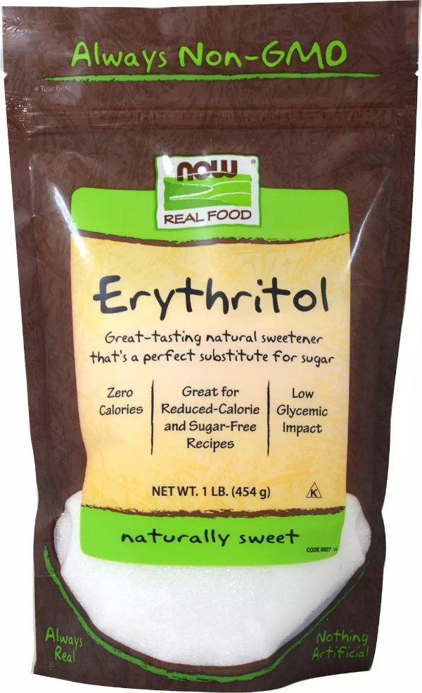 Erythritol 100% Pure Natural Sweetener 1 lb Bag | Agave & Sugars Products| Puritan's Pride