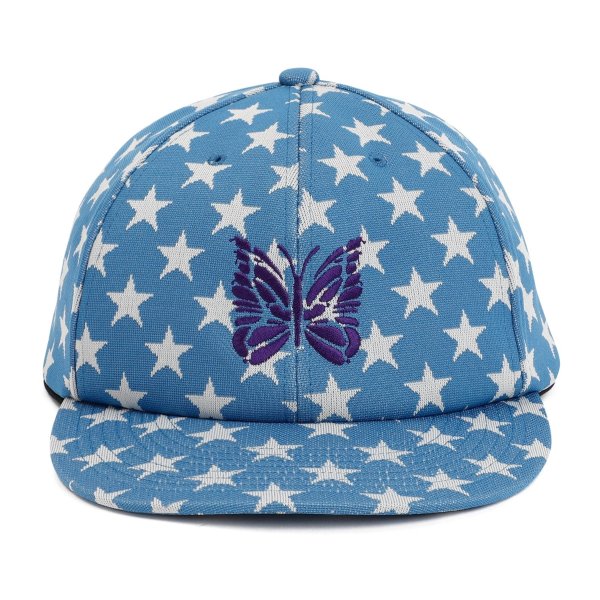 Butterfly Embroidered Star Print Cap