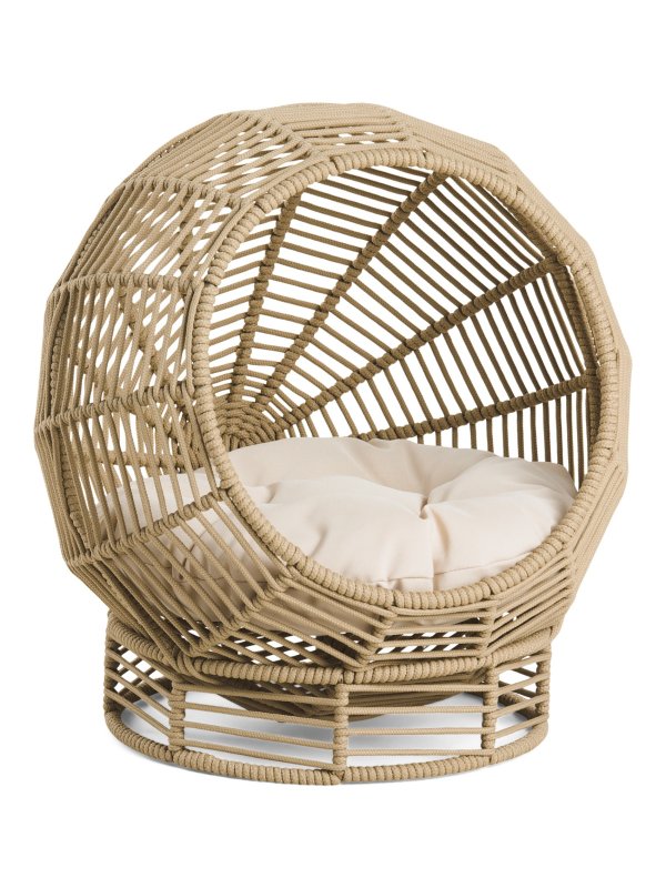 Indoor Outdoor Round Rope Pet Chair | The Global Decor Shop | Marshalls