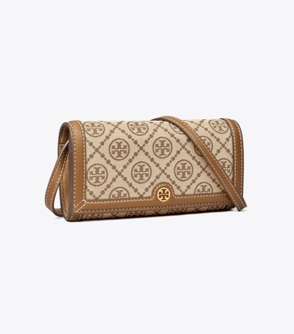 T Monogram Jacquard Wallet CrossbodySession is about to end
