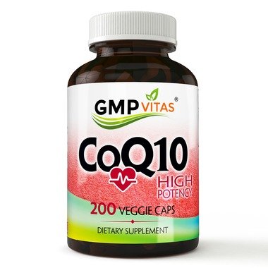 GMP vitas® High Potency CoQ10 (200 Veggie Cap)