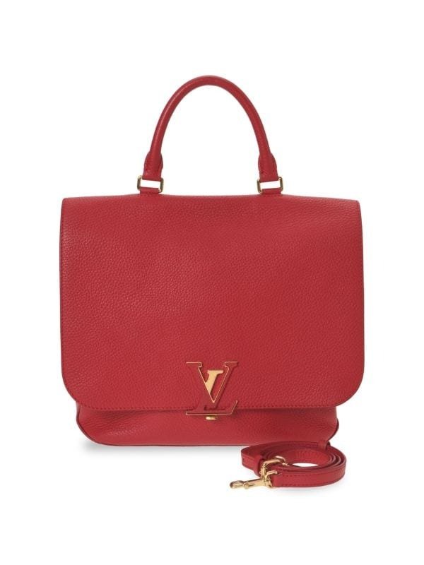 Volta Leather Top Handle Bag