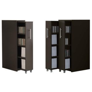 Lindo Bookcase with Pull-Out Doors