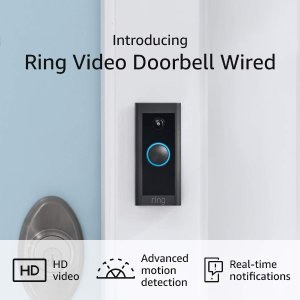 开抢：Ring Video Doorbell Wired 有线供电 1080P 可视智能门铃