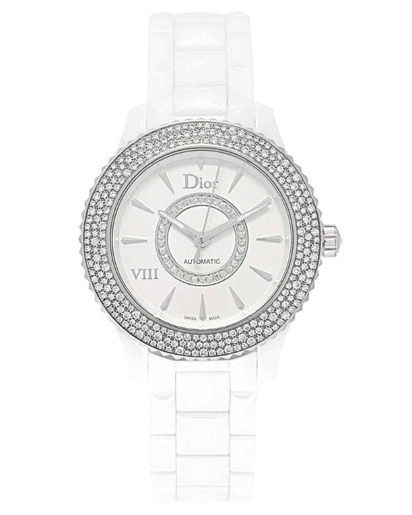 Viii Ceramic Diamond 38mm Automatic Ladies Watch CD1245E5C001