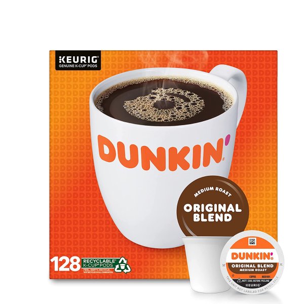 原味中度烘焙K-Cup咖啡胶囊 共128颗