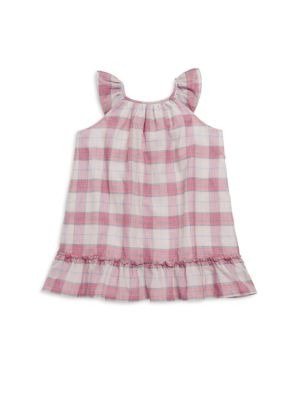 - Baby's Tania Plaid-Print Shift Dress