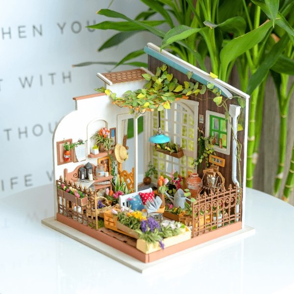 ROBOTIME若态 Miller的花园 立体拼图模型DIY小屋