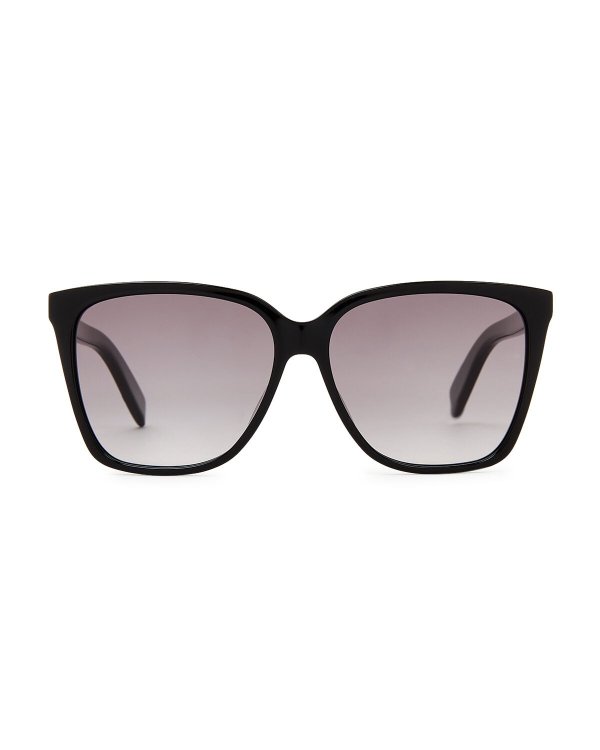 SL175 Black Square Sunglasses
