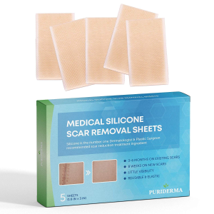 Puriderma Medical Silicone Scar Removal Sheets Set of 5