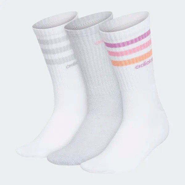 3-Stripes Crew Socks 3 Pairs
