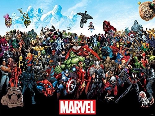Mounted Print Marvel The Lineup, 18"x 24"