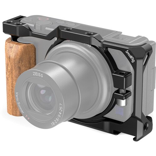 SmallRig Cage with Wooden Handgrip for Sony ZV1 Camera 2937 B&amp;H