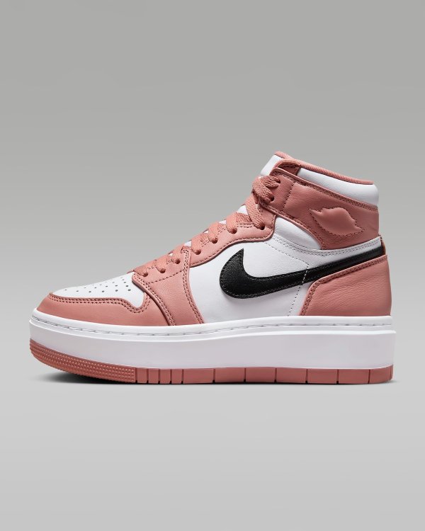 Air Jordan 1 树莓粉厚底鞋