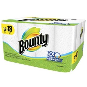 Bounty White Giant Paper Towel Rolls