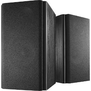 Insignia - 5-1/4" 2-Way Bookshelf Speakers (Pair) - Black