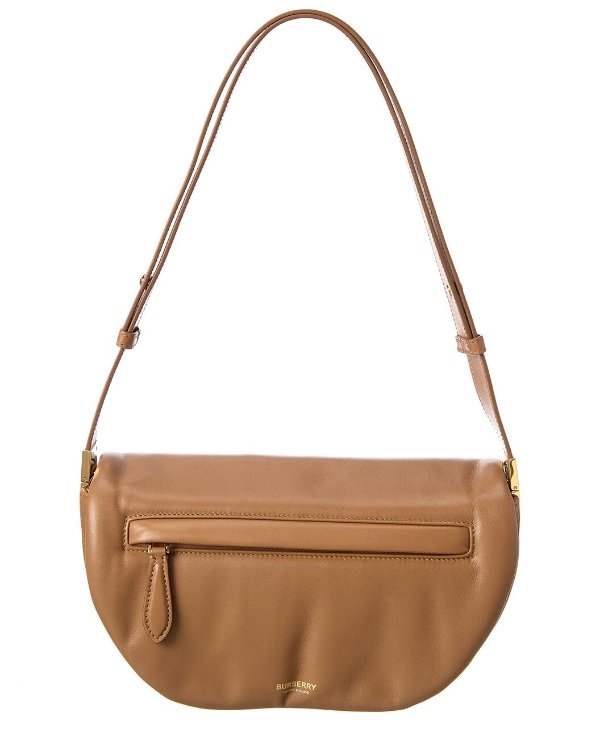 Olympia Plonge Small Leather Shoulder Bag / Gilt