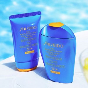 Shiseido资生堂 超值套装热卖 小蓝瓶防晒也参加