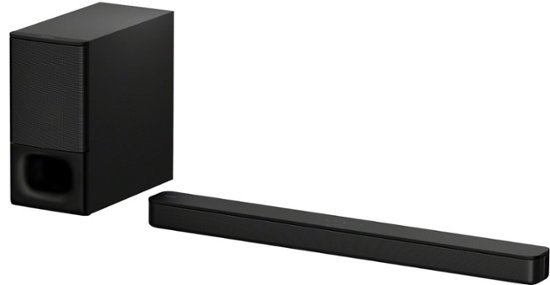 - 2.1ch Soundbar with Powerful Subwoofer and Bluetooth - Black