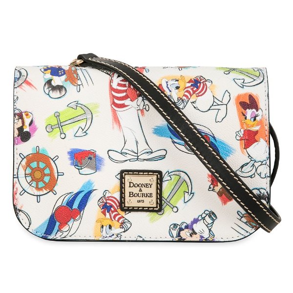 Captain Mickey Mouse & Friends Disney Ink & Paint Crossbody Bag by Dooney & Bourke – Disney Cruise Line | shopDisney