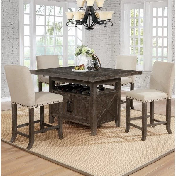 Shackleford 5 Piece Counter Height Dining SetShackleford 5 Piece Counter Height Dining Set