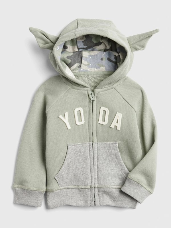 Star Wars™ Yoda 婴儿、幼童卫衣