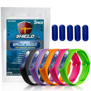 NextDia Shield Anti Mosquito Repellent Bracelet 5 Packs